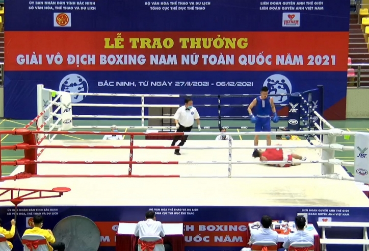 Chiến thắng Knock out đầu tiên tại Giải Vô địch Boxing Nam nữ Toàn quốc 2021
