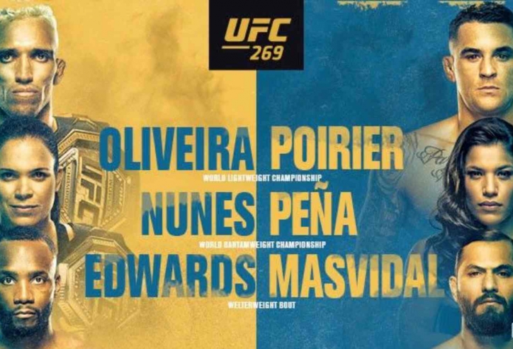 Lịch thi đấu UFC 269: Charles Oliveira vs Dustin Poirier