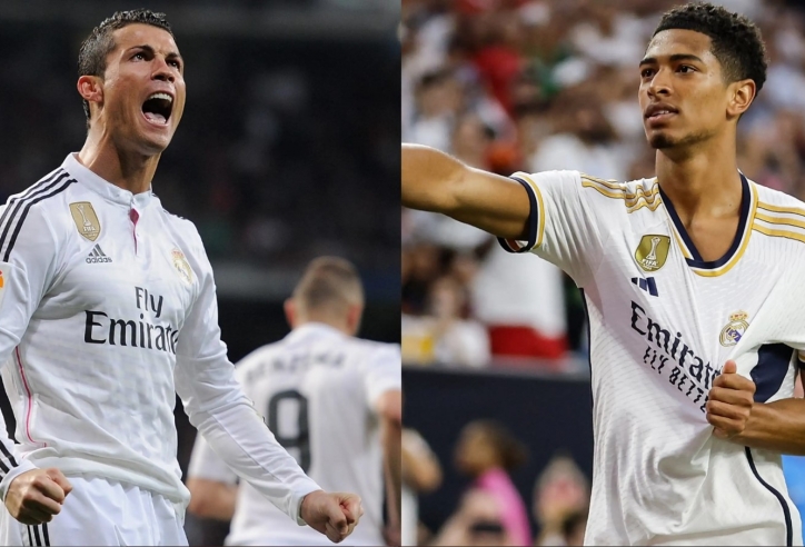 Tỏa sáng tại C1, Bellingham san bằng kỷ lục của Ronaldo tại Real