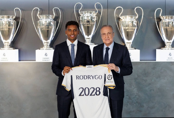 CHÍNH THỨC: Rodrygo gia hạn hợp đồng với Real Madrid