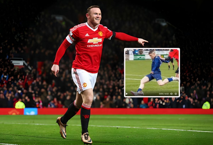 Tại MU, con trai Wayne Rooney khiến CĐV 'phát sốt' vì kỹ năng đỉnh cao