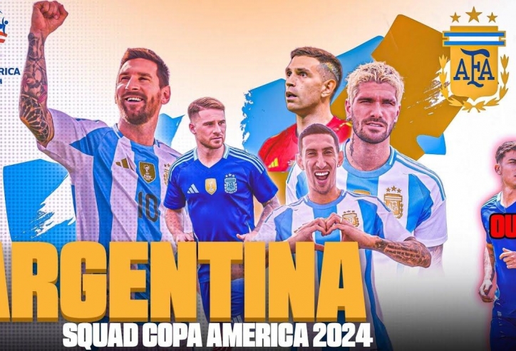 Đội hình Argentina mạnh nhất dự Copa America 2024: Công thủ toàn diện