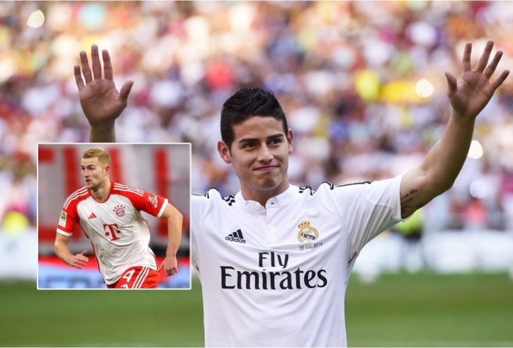 Tin chuyển nhượng tối 22/7: James Rodriguez tái xuất châu Âu, De Ligt đến MU?