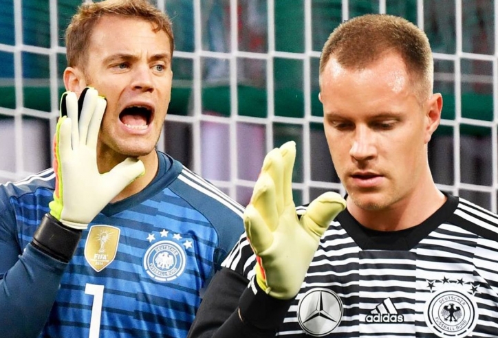 Ter Stegen 'khẩu chiến' với Neuer trước thềm Euro 2024