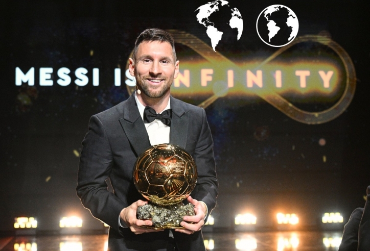 Sở hữu Quả bóng Vàng 2023, Messi lan tỏa thông điệp ấn tượng tới toàn hành tinh