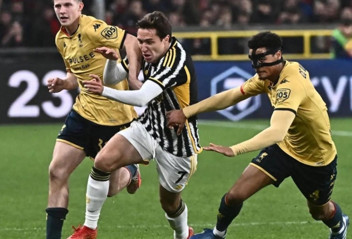 Juventus bỏ cơ hội dẫn đầu khi chia điểm trước Genoa