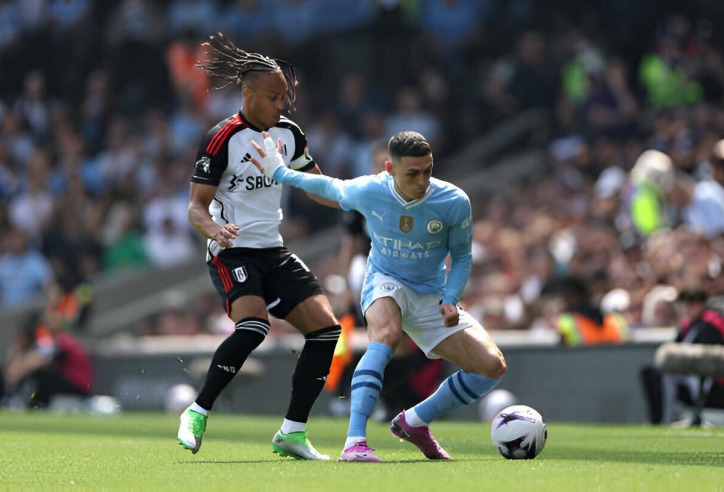 Trực tiếp Man City 1-0 Fulham: Bàn thắng sớm