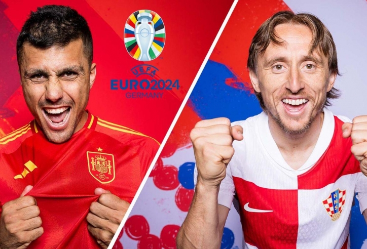 Trực tiếp Tây Ban Nha vs Croatia: Modric chiến Rodri