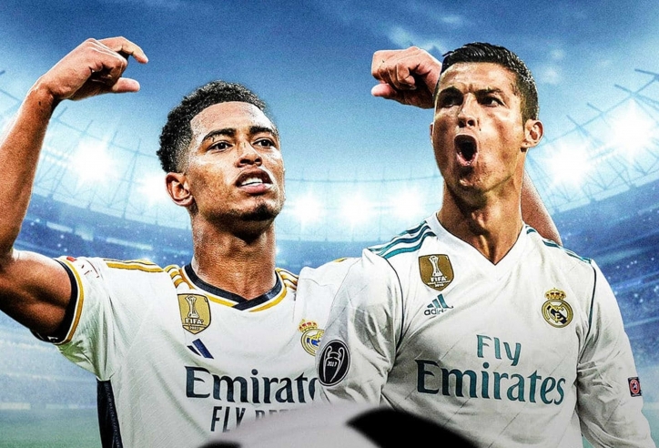 Hơn cả Ronaldo thời đỉnh cao, Bellingham có thống kê không tin nổi cho Real Madrid