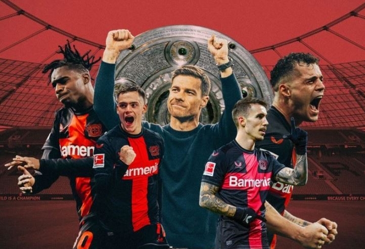 NHM toàn thế giới chúc mừng chức vô địch Bundesliga đầu tiên của Leverkusen