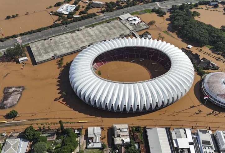Giải VĐQG Brazil tạm hoãn 2 vòng đấu do khủng hoảng lũ lụt