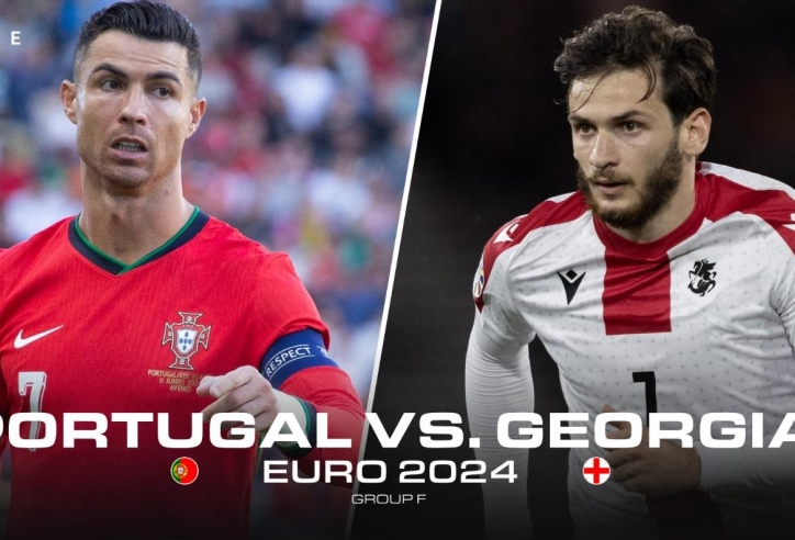 Trực tiếp Bồ Đào Nha 0-1 Georgia: Ronaldo đá phạt