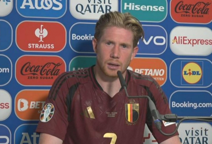 De Bruyne nổi giận mắng phóng viên khi Bỉ bị loại khỏi Euro 2024