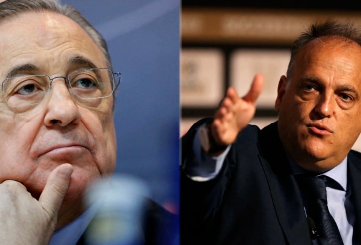 Bị điều tra, chủ tịch La Liga bất ngờ lên tiếng chỉ trích chủ tịch Real Madrid