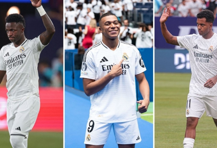 Real Madrid chính thức công bố đội hình đá Siêu cúp châu Âu: Mbappe xuất trận