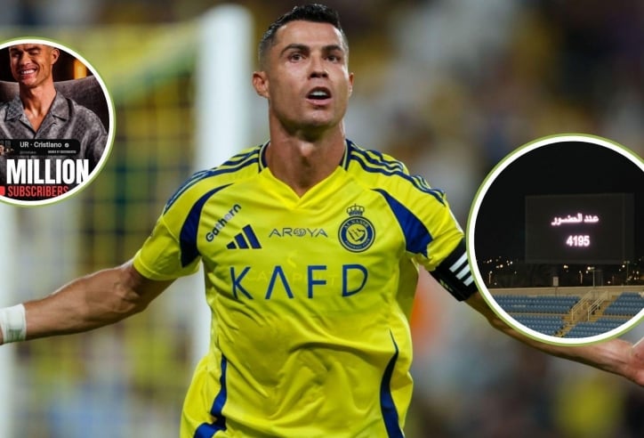 Ronaldo phá kỷ lục YouTube, nhưng Al Nassr vẫn... vắng bóng khán giả