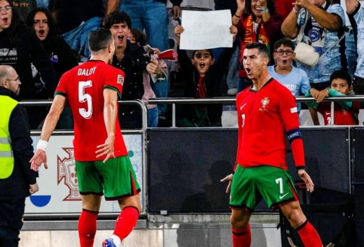 Ronaldo tỏa sáng, Bồ Đào Nha ngược dòng đánh bại Scotland tại Nations League