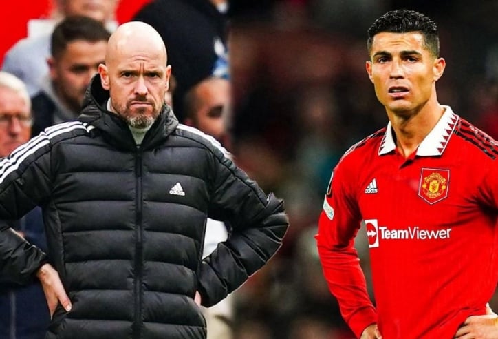 Erik ten Hag phản pháo Cristiano Ronaldo