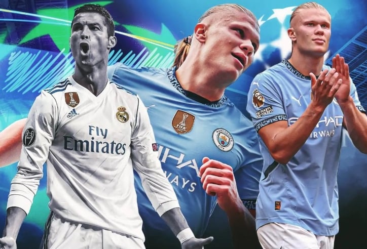 Haaland sắp chạm 100 bàn cho Man City, đe dọa kỷ lục của Ronaldo