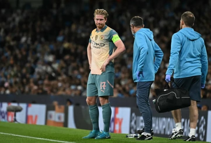 De Bruyne báo tin buồn đến Man City trước thềm đại chiến Arsenal