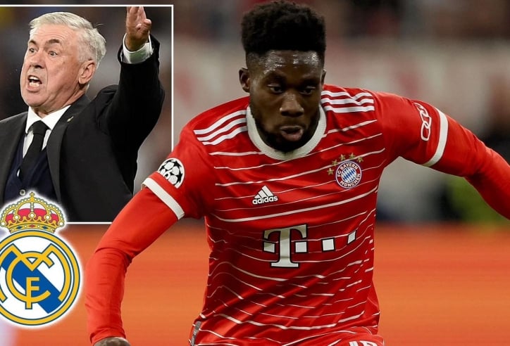 Bayern Munich từ bỏ Alphonso Davies, Real Madrid hưởng lợi