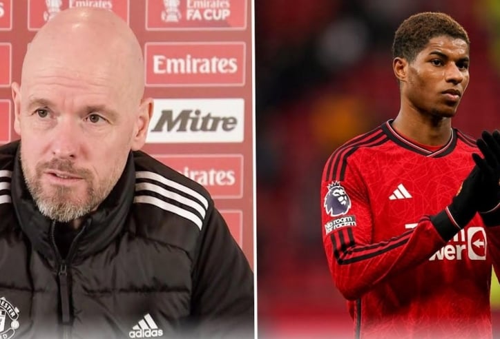 Ten Hag bị chỉ trích vì 'đối xử tệ' với Rashford