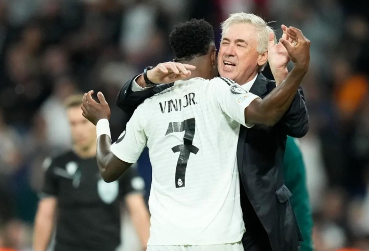 Carlo Ancelotti: 'Quả bóng Vàng 2024 thuộc về Vinicius'