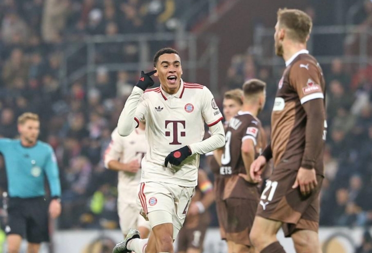 Musiala lập công, Bayern Munich thắng tối thiểu trước St Pauli