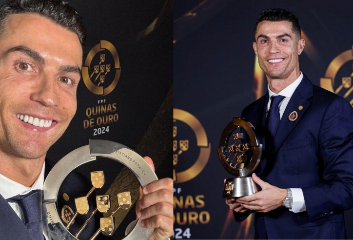 Cristiano Ronaldo nhận giải thưởng danh giá nhất bóng đá Bồ Đào Nha