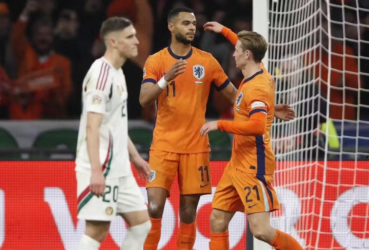 Thắng đậm Hungary, Hà Lan thẳng tiến tứ kết Nations League