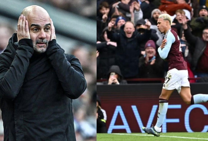 Man City gục ngã trước Aston Villa, chính thức rơi khỏi top 5 Ngoại hạng Anh