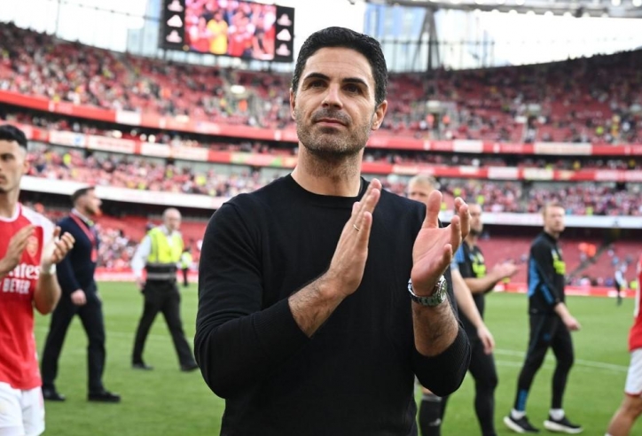 Arteta: 'Arsenal hài lòng với vị trí thứ 2...'