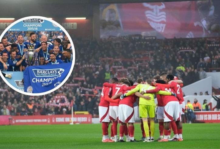 Nottingham Forest thăng hoa tột cùng, một 'Leicester' khác đang hồi sinh