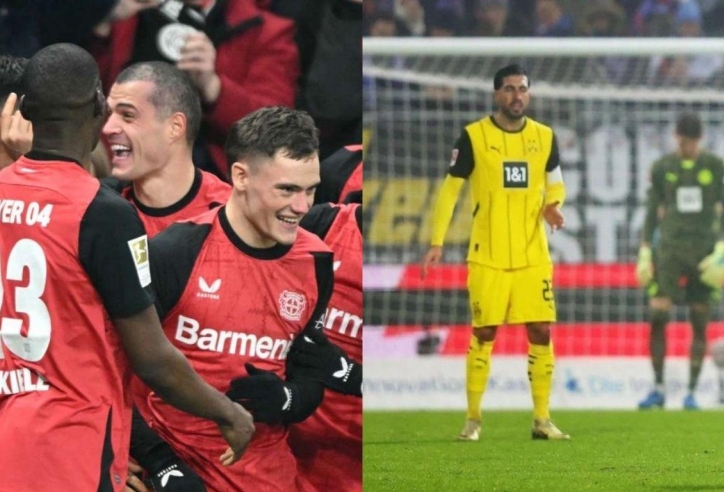 Dortmund gục ngã, Leverkusen tiếp tục bay cao tại vòng 17 Bundesliga