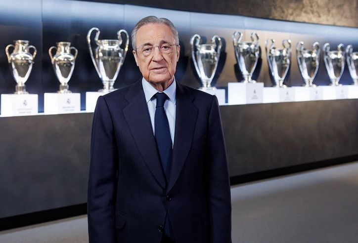 Florentino Perez tái đắc cử Chủ tịch Real Madrid