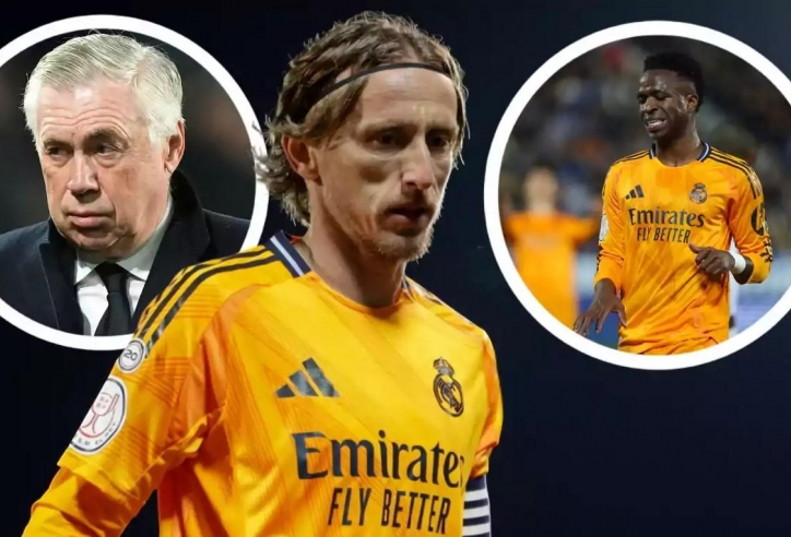 Modric mắng thẳng mặt Vinicius, Real Madrid lộ rạn nứt ngay trên sân