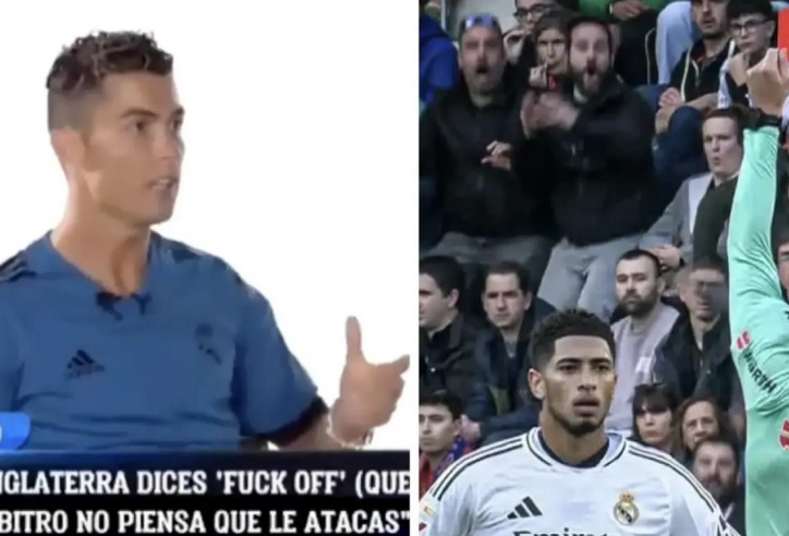 Ronaldo gây sốt vì tiên tri chính xác thẻ đỏ của Bellingham từ... 7 năm trước