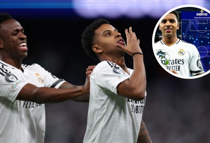 Rodrygo lập kỷ lục khó tin ngày Mbappe, Vinicius đồng loạt 'tịt ngòi'