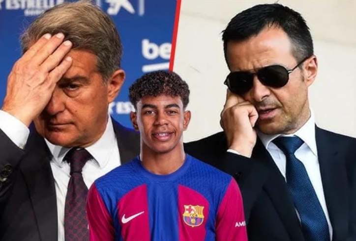 Siêu cò Jorge Mendes chơi khó, Barca đau đầu vụ giữ chân Yamal