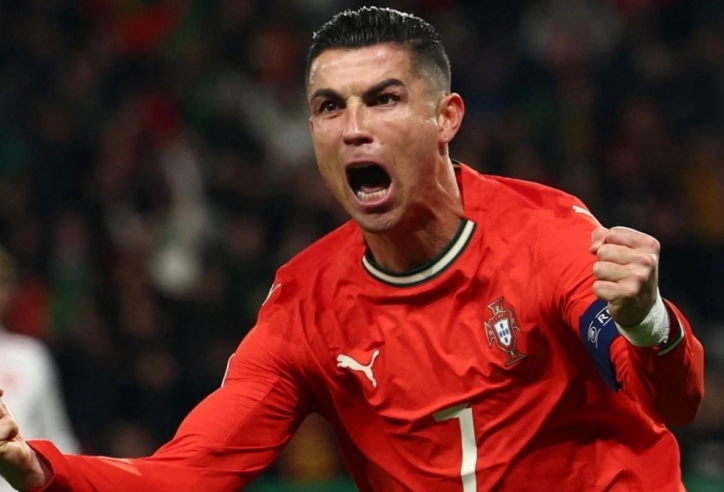 Ronaldo dẫn đầu BXH Nations League bằng một thống kê