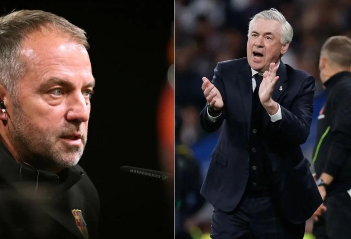 Hansi Flick nói về trọng tài, mỉa mai Real Madrid trước chung kết