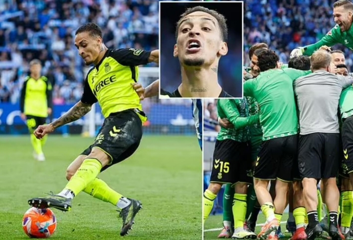 Antony bùng nổ siêu phẩm, Real Betis tranh vé dự Champions League