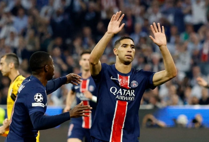 Hakimi đi vào lịch sử Champions League với kỷ lục chưa từng có