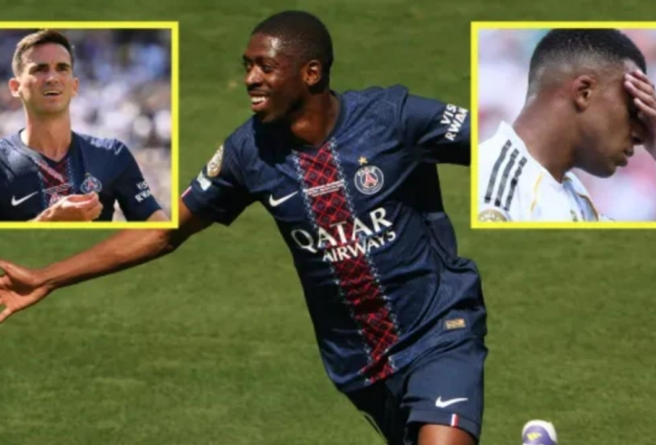 Dembele đi vào lịch sử trước Real Madrid