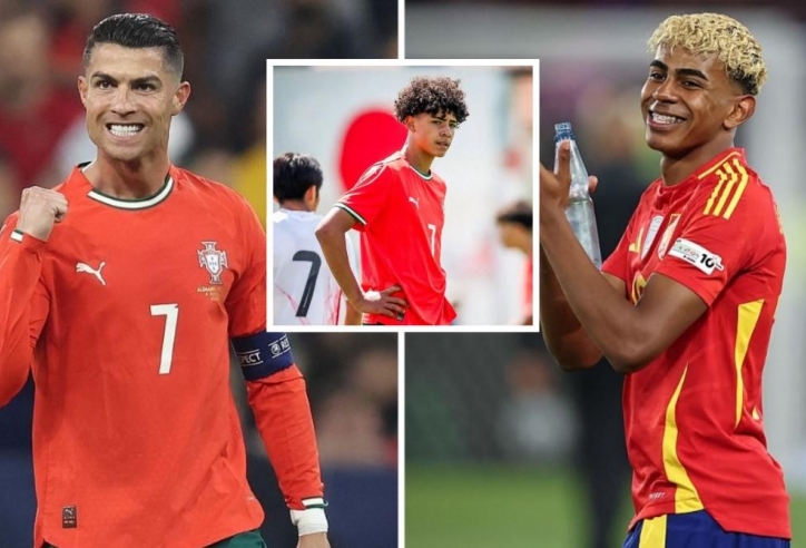 Con trai Ronaldo bất ngờ thừa nhận Yamal giỏi hơn bố mình