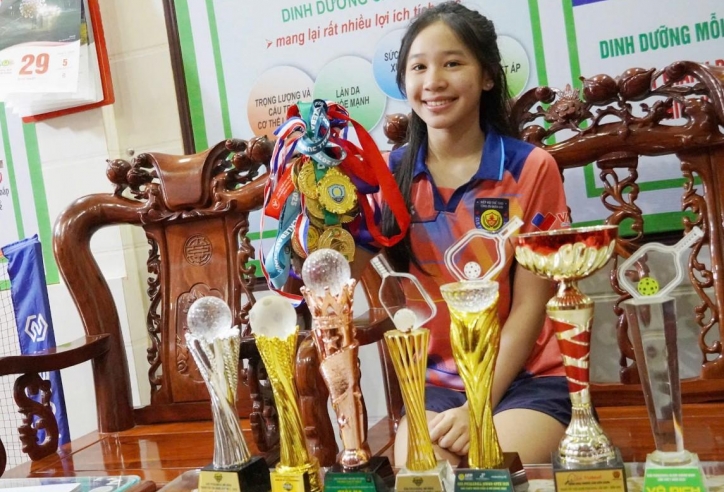 Viên ngọc mới của Việt Nam: Cô bé Quảng Trị làm nên kỳ tích tại giải pickleball châu Á