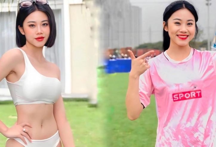 Hot girl Bình 'Gấu' gây sốt với màn chơi pickleball đỉnh cao