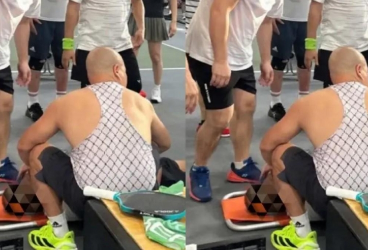 Người đàn ông ngã gục khi chơi pickleball giữa trời oi bức