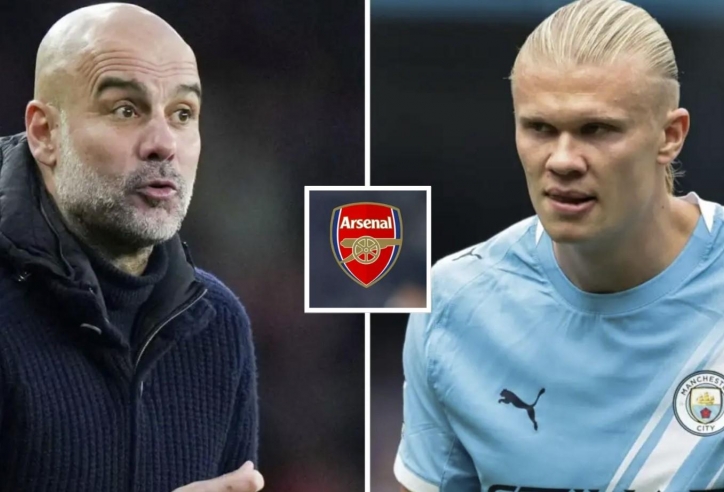 Pep Guardiola cảnh báo Arsenal sau màn lập kỷ lục điên rồ của Haaland
