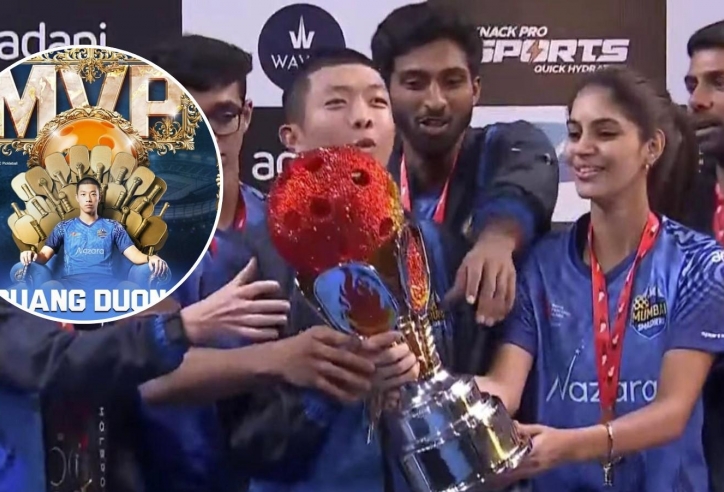 Quang Dương 'gánh' đội vô địch Ấn Độ, ẵm trọn 3 danh hiệu cá nhân